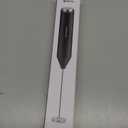 Bonsenkitchen Powerful Milk Frother for Coffee, Fast Handheld Drink Mixer with Stainless Steel Whisk, Battery Operated Hand Frother Stirrer Wand-Black