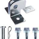 19792A04 Garage Door Opener Bracket, Door Reinforcement Bracket Door Bracket, Clevis Pin, Cotter Pin & Fasteners Included, Fit for Genie, Liftmaster, Sears, Craftsman 19782, 19792A, 19792B, 19792A04.S