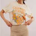 Women Cute Graphic Tees Fish Lobster Printed Y2K Baggy T Shirts Teen Girls Preppy Vintage Aesthetic Summer Tops (Yellow, L)