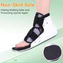 Walking Boot for Broken Toe Injuries, Sprained Ankles, Metatarsal Stress, Post-Op Support Right Foot Fracture Shoe Fits Men and Women, Stable Ankle Joints Postoperative Recovery Pain Relief
