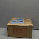 1-Light Glass Wall Sconce Light with Amber Ribbed Glass Shade Modern Wall Lamp Black Gold Brass Bathroom Vanity Light Mid Century Art Deco Wall Light Fixture Bedside Bedroom Doorway