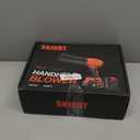 Leaf Blower Cordless with Battery and Charger,980,000 RPM,Extended Nozzle,Lightweight Handheld Design,Blower for Patio, Lawn, Yard, Deck CleaningReddish Orange