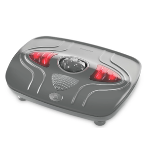 Homedics Vibration Foot Massager – Heated Portable Foot Massager Machine, Soothing Heat with Multi-Point Sensations and Toe-Touch Control