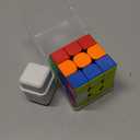 GAN V100 Maglev UV Speed Cube 3x3 Magnetic, Omni-directional Positioning 64g Lightweight Speedcube Brain Teaser Puzzle Fidget Toy for Kids Adults, 55mm Black Inner Surface