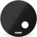 Evans EQ3 Resonant Black Bass Drum Head, 22 Inch