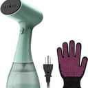 GS01 Steamer for Clothes, clothes steamer handheld with Ultra Large 400ml Water Tank, 1500W High Power, 20S Fast Heat-up,Wrinkle Remover,Portable Handheld Design Travel Steamer (Green)