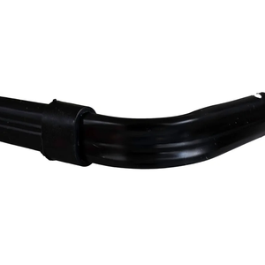 Yafa Home Fashion Heavy Duty Single Standard Adjustable Curtain Rod Hardware Included (Black, 28"-48")