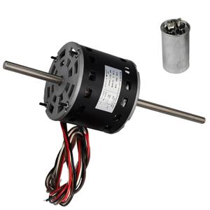 D1092 RV Air Conditioner Motor with Capacitor Compatible with Coleman Mach RV AC Fan Motor Compatible with Fasco D1092 1/3 HP 115V 1675 RPM Replace 1468-3069 7184-0156