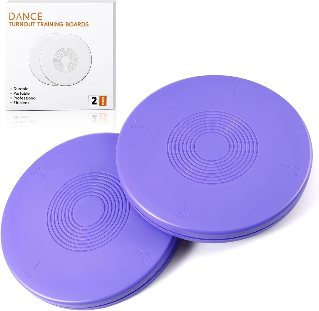 2 Pcs Ballet Turning Boards for Dancers Turn Disc for Dancing Pirouette Disc for Dancers, Figure Ice Skating Spinner with Drawstring Bag for Skating Gymnastics Ballet to Improving Balance