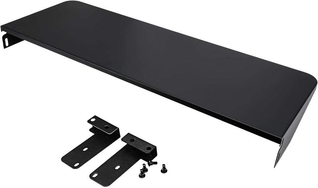 Utheer Folding Front Shelf for Traeger Pro 780 and Ironwood 885, BAC442 Grill Accessory 32.9" x 11.5", Heavy-Duty Steel Table Supports 60 LBS, Foldable Prep & Storage Station for BBQ Tools & Food