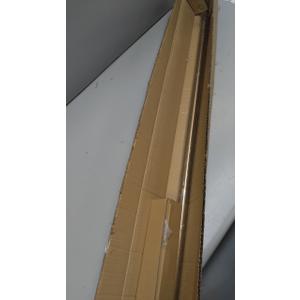 Warm Gold Curtain Rods for Windows 72 to 144 Inches Adjustable Length Heavy Duty 1" Diameter Brass Bronze Long Window Curtain Rod with Solid Metal Finials for Outdoor Farmhouse Bedroom Living Room