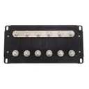 BOJACK 6-Way ANL Fuse Holder for ANL Bolt-on Fuse (Pack of 1 BANL-B6)