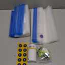 42 PCS Sous Vide Vacuum Sealer Set - 28 Reusable Bags, 5 Clips and Sealing Clips for Anova, Joule Cookers