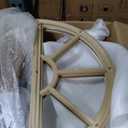 2 Pcs 22" x 10" Entry Door Frame Only Replacement for 1" Glass, Tan