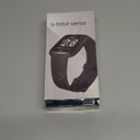 Fitbit Versa Smart Watch, Black/Black Aluminum, One Size (S & L Bands Included)