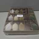 15 Pcs Christmas Velvet Balls Bulk C9 Flocked Christmas Tree Ball Ornaments Plastic Shatterproof Xmas Decorative Hanging Home Ornaments for Xmas Tree Party Holiday Decor (3.15'',Morandi)