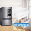 UPGRADED DA97-17255A Refrigerator Door Bin Compatible with Samsung Refrigerator Door Shelf Replacement,Right Fridge Door Shelf Parts AP6784023, RF265BEAESG/AA, RF265BEAESR/AA, RF262BEAESR Door Shelves