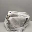 LIVEBOX Washable 5x7 Area Rug, Modern Area Rugs for Living Room, Non-Slip Non-Shedding Large Geometric Rug Indoor Carpet for Bedroom Dining Room Home Office (01-ivory/Black)