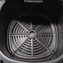6 Qt. Black Air Fryer with Digital Touch Control