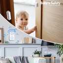 Door Chime, Satisure Wireless Door Open Contact Sensor Alarm Chime with 600 FT Range 58 Chimes 5 Volume Levels LED Indicators, Door Ringer Alert for Business/Store/Home/Office When Entering