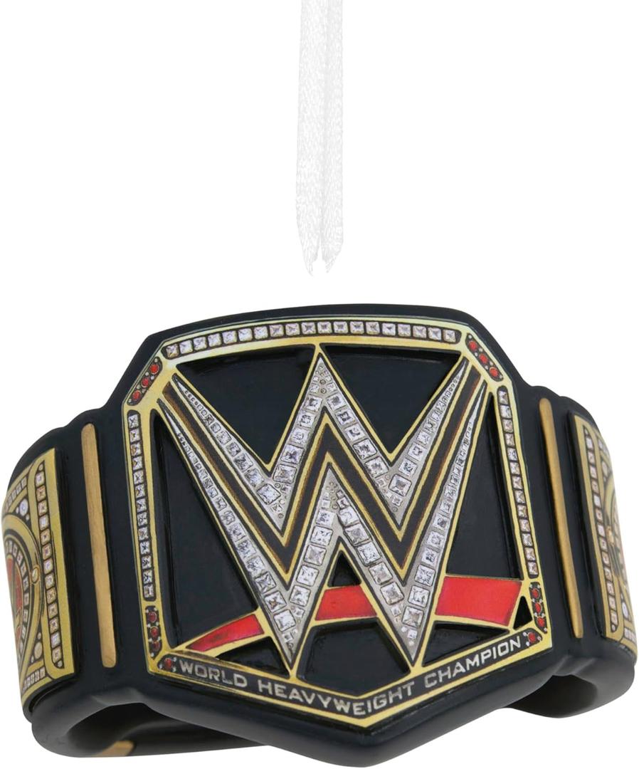 Hallmark WWE Championship Christmas Ornament