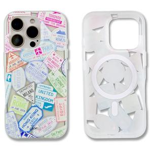 Sonix Case for iPhone 16 Pro | Compatible with MagSafe | 10ft Drop Tested | Passport Stamps