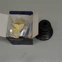 CVS18 CV Boot Split Constant Velocity Joint Gaiter Boot Replacement Kit, Includes 2 Stainless Steel CV Boot Clamp, Black