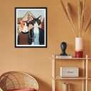 Miairivy DIY Paint by Numbers Kit for Adults & Beginners, Cat Easy Paint by Number Kits, 16 X 20 inches Large Size Colorful Canvas for Home Decor (MT4906)