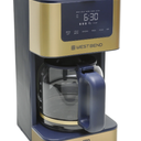 West Bend Timeless 12-Cup Programmable Coffee Maker with Brew Strength Selector for Hot and Iced Coffee, Includes 1-4 Cup Brew Option and Permanent Filter