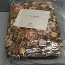 Laura Ashley - Twin Comforter Set, Soft Cotton Bedding with Matching Shams, Floral Home Decor, Oeko-Tex Certified (Bloomsbury Brown, Twin)