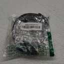 FENLDY Adjustable Thin Belts For Womens Skinny Belts For Dresses Womens Solid Color Alloy Turn Lock Belts For Jeans (Black belt gold buckle)