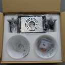 Black Bathroom Vanity Light Fixtures, 2 Lights Traditional Vanity Lighting Fixture with Opal Glass Shade, Porch Wall Mount Light Fixture for Bathroom, Mirror Cabinets Hallway Stairs, Matte Black