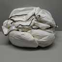 Feather Down Fiber Comforters Twin Size,Premium Ultra-Soft Breathable Comforter High Fill Power White Duvet Insert,All Season Hotel Luxury Bedding Comforters 8 Corner & Center Loops,Baffle Box Design