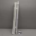 No Tools No Drill Cordless Roman Shades for Indoor Windows 100% Blackout, for Window Size 32" W  48" H White