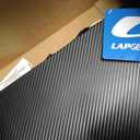 LAPGEAR Extra Large Adjustable Lap Desk – Fits Laptops up to 17.3”, Adjustable Cushion, Memory Foam Wrist Rest, Mouse Pad, Device Ledge, & Phone Slot – Black Carbon - Style No. 88108