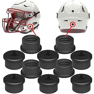 10pcs Bladder Valve Screws for Riddell Speedflex and Speed Icon, Valve Retainer Caps for Riddell Speedflex Helmet,Bladder Retainer Football Helmet
