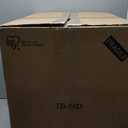 IRIS USA 54 Qt Stackable Plastic Storage Bins with Lids, 5 Pack - BPA-Free, Made in USA - See-Through Organizing Solution, Latches, Durable Nestable Containers, Secure Pull Handle - Clear