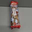 Fruidles Large Christmas Rudolph Holiday Double Crisp Treats, Solid Smooth Milk Chocolate, Party Bag Fillers, Individually Wrapped Foils, 3oz (6-Pack) (BBD 08/06/27)