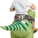 One Casa Halloween Inflatable Dinosaur Costume Kids, Blow Up T Rex Suit Boys Girls (2-3YRS, With Hat)