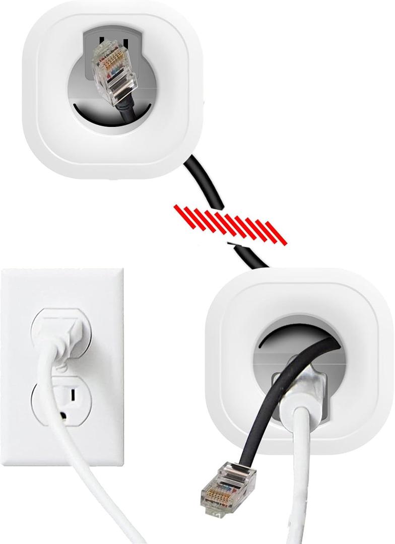 in-Wall Cable Management Kit - Hide TV Wires When Mounting A TV - Includes Power & Low Voltage Cable Management