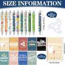 2 x Resurhang 18 Pcs Volunteer Appreciation Gifts Set Includes 9 Volunteer's Notebook Journal and 9 Inspirational Ballpoint Pens Thank You Gift for National Volunteer Week, Social Workers, Teachers