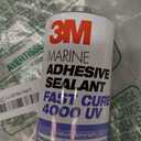 3M Marine Adhesive Sealant 4000 UV, PN06580, White, Medium Strength Flexible Waterproof Adhesive Sealant for Boats and RVs, UV Resistant, Cures in 24 Hours, 295 mL Cartridge, 10 Fl Oz (Pack of 1)