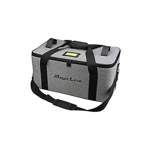 MagicLine Portable Photo Studio Equipment Bag 21.7"x12.6"x10.6",Semi Rigid Sturdy Camera Carrying Case for Studio Strobe Flash Monolight and Accessories