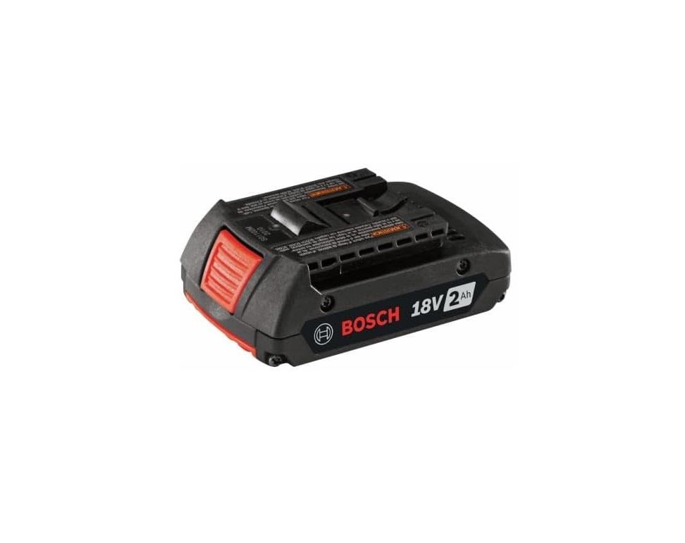 Bosch BAT612-2PK 18V Lithium-Ion 2 Ah Standard Power Batteries, 1-Pack