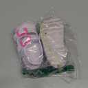 The Children's Place Baby Girls and Toddler Everyday Slide Sandals with Backstrap, White Paint Splatter, 6