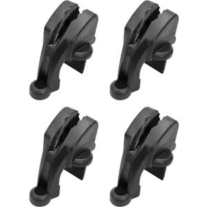 Extreme Max 3005.5091 BoatTector Quick Adjust Pontoon Rail Fender Hanger - Black, Pack of 4