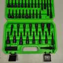 55-Piece Magnetic Nut Driver Set, Metric & SAE 1/4" Hex Shank, Impact Socket Adapters, Snappy Driver Bits, Drill Bit Extension, 14PCS Screwdriver Bit Set