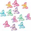 5 x KEYDUACU 12Pcs Strong Refrigerator Magnet Fridge Sticker,3D Colorful Butterfly Craft Decoration Magnet,Strong Fridge Magnets for Kitchen, Office Whiteboard, Cabinet and Dishwasher