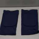 HiRui Knee Pads for Kids Youth Adult, Basketball Baseball Knee Brace Knee Support, Collision Avoidance Kneepad Compression Knee Sleeve for Volleyball Football Cycling Running-1Pair (Navy Blue, 2XL) (XX-Large)