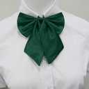Bow Tie for Women Pre-tied Adjustable Womens Bow Tie, Solid Color Bowtie for Women School Uniform Work Party